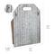 Galvanized Metal & Wood Envelope Wall Organizer